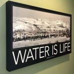 WATER IS LIFE POSTER - FRAMED