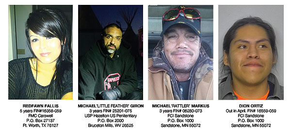 REMEMBERING STANDING ROCK WARRIORS IN PRISON
